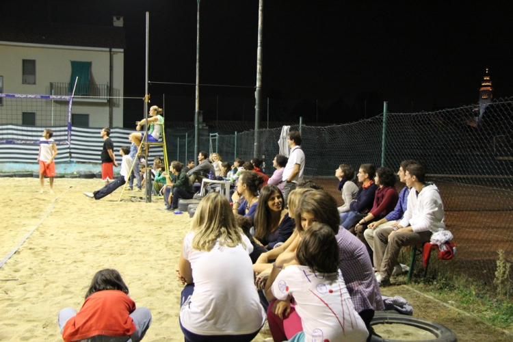 Spettatori al beach