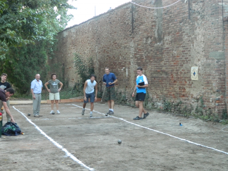 1a partita di bocce